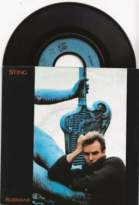 STING RUSSIANS 1986 SINGLE FROM FRANCE, MINT - Image 1 of 2