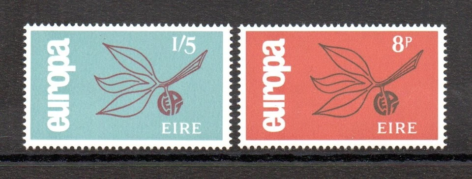 Ireland 1965 set Europe/CEPT stamps (Michel 176/77) nice MNH - Image 1 of 1