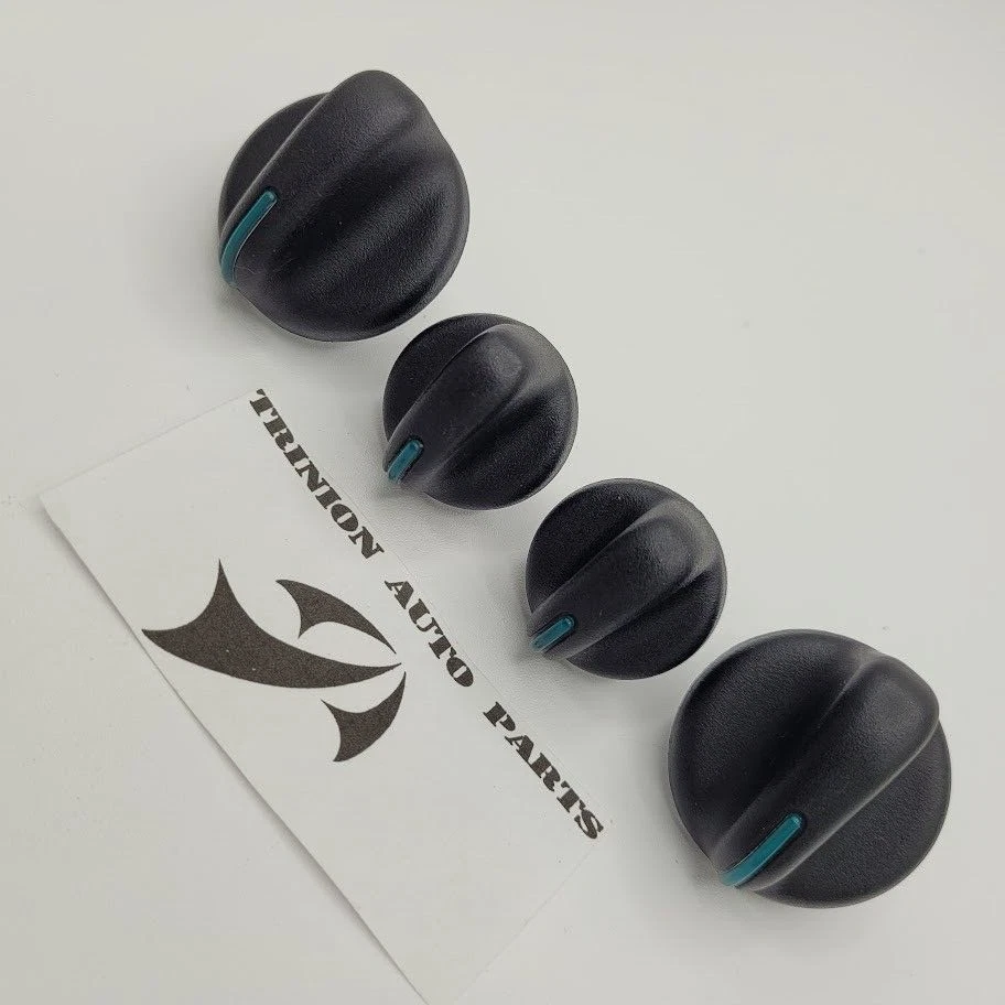 Chrysler PT Cruiser 2001-2005 juego de 4 perillas de calefacción de aire acondicionado negras OEM Foto 1 de 3