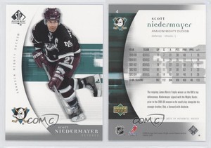 2005-06 SP Authentic Scott Niedermayer #4 HOF