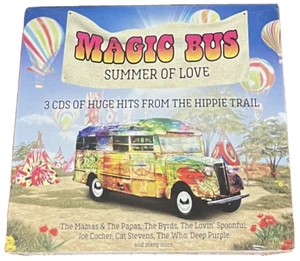 VARIOUS ARTISTS "MAGIC BUS-SUMMER OF LOVE" BRAND NEW ORIGINAL 2016 UK 3CD ALBUM - Picture 1 of 2