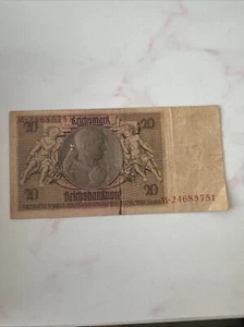 Reichsmark 20 Reichsbank Currency 1924-1929 - Picture 1 of 2