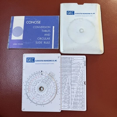 VTG 1967 Sama & Etani CTCS-552 Concise Science Tables & Circular Slide Rule - Image 1 of 3