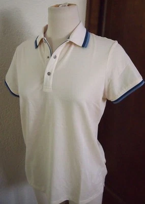 RLX Ralph Lauren кремовый Pique производительности кнопка наконечник поло новый с Ярлыками XS $110 - Изображение 1 из 4