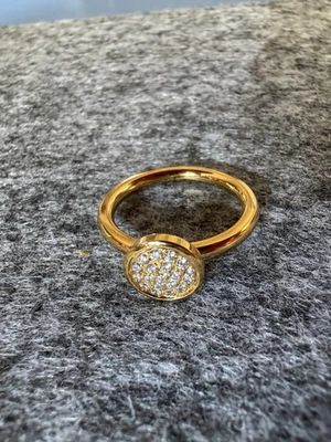 Ernstes Design Ring Größe 55 Edelstahl Roségold Herzform - Bild 1 von 4