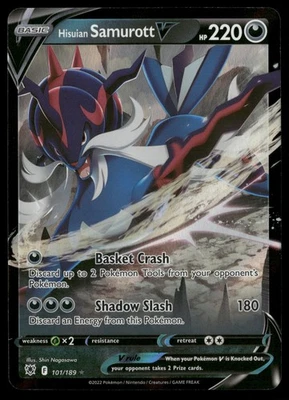 Hisuian Samurott V SWSH10: Astral Radiance 101/189 Pokemon TCG - Image 1 of 2