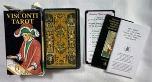 Visconti Tarot Mini Tarot Cards Lo Scarabeo Italy - Picture 1 of 2