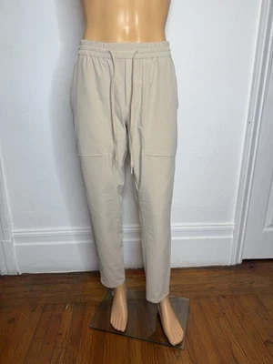 Lululemon ABC WovenAir Slim Pull-On Pant Men’s Size Large Beige Drawstring - Image 1 of 4