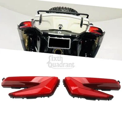 Red LED Brake Tail Lights 710004744 & 710004743 For Can-Am Maverick X3 MAX 17-24 - Image 1 of 4