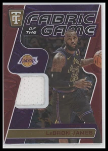 2024-25 Panini Totally Certified Fabric Mirror Red LeBron James #/75 #FOG-LBJ - Picture 1 of 2