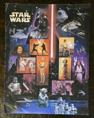 Scott #4143 Star Wars Pane of 15 41¢ Stamps (2007) - Image 1 of 3