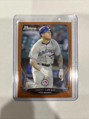 2013 Bowman Brett Lawrie 橙色 006/250 蓝鸟 — 第 1/3 张图片