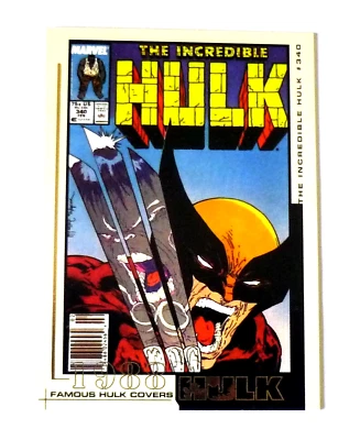 The Incredible Hulk #340 Famous Covers Trading Card FC30 (2003) Upper Deck - Image 1 of 2