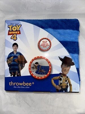 迪士尼皮克斯玩具总动员 4 Throwbee Woody the Sheriff 50 x 40 英寸可穿戴毯子 — 第 1/2 张图片