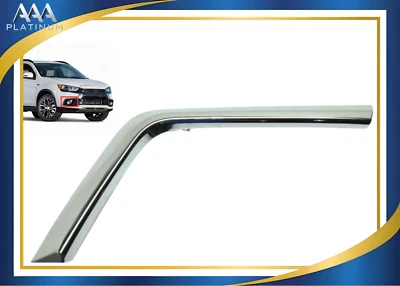 Para Mitsubishi Outlander Sport 2016-2019 delantero derecho moldura cromada inferior lado derecho Foto 1 de 4