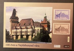 HUNGARY 1999 VAJDAHUNYAD STAMP ON STAMP MABEOSZ PRIVATE SHEET -S15799-2 - Picture 1 of 1