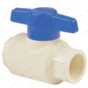 Enchufe de válvula de bola residencial 1"" CPVC EverTUFF CTS enchufe X, junta tórica EPDM - Imagen 1 de 1
