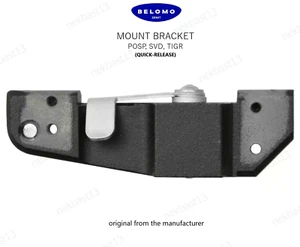 BelOMO Russian bottom scope conversion mount kit swap POSP optics sight black - Picture 1 of 5