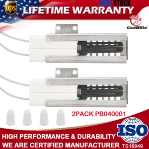 2X PB040001 For Viking Range Flat Gas Igniter with Ceramic Wiring Cap 065650-000 - Picture 1 of 19