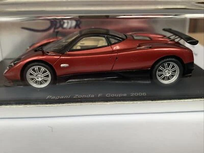 PAGANI ZONDA F COUPE 2006 1/43 RESIN CAR MODEL BY SPARK S0698 - Image 1 of 4
