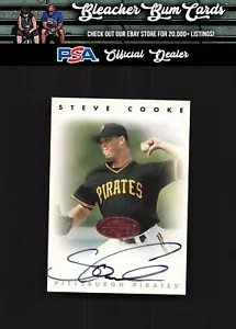 1996 Leaf Signature Series NNO Steve Cooke Autographs Bronze - Picture 1 of 2