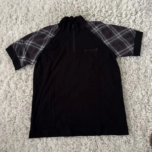 BURBERRY Polo Shirt With 1/4 Zip | Size 14 Y - Picture 1 of 7