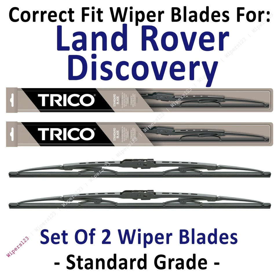 Wiper Blades 2-Pack Standard - fit 1999 Land Rover Discovery SD - 30180x2 - Изображение 1 из 1