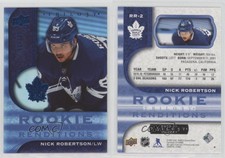 2020 Upper Deck Trilogy Renditions Blue Foil /399 Nick Robertson #RR-2 Rookie RC