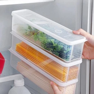 2pcs Transparent Refrigerator Food Storage Boxes, Fresh-Keeping Sealed Container - Picture 1 of 7