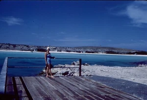 color slide Kodachrome dock platform on the beach-Florida-1962-# 7 - Picture 1 of 1