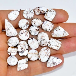 22 Pcs 133Cts Natural Wild Horse Jasper Cabochon Gemstone Lot 20x10 7x7mm #15441 - Picture 1 of 6
