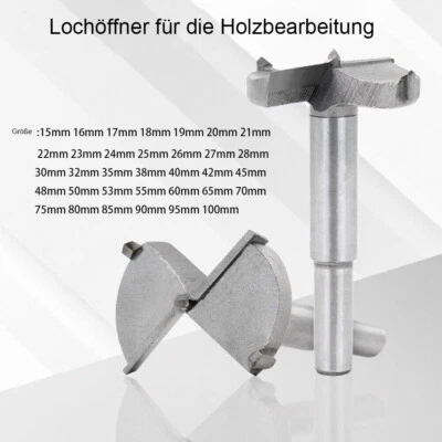 TCT Forstnerbohrer Holzbohrer 15-100mm Astlochbohrer Kunstbohrer Scharnierbohrer - Bild 1 von 4