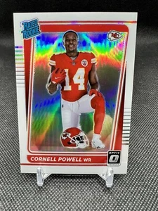 Donruss Optic 2021 clasificación Cornell Powell novato variación Holo Prizm - CHEEFS RC - Imagen 1 de 3
