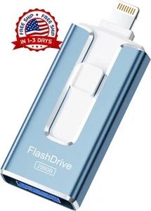 256GB iPad Almacenamiento de disco duro externo para iPhone iPad Android PC - Picture 1 of 7