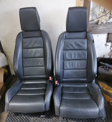 2010-2014 Volkswagen Golf 4 Door Driver & Passenger Manual Bucket Leather Seats Foto 1 de 4