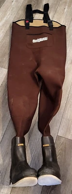 Hodgman Neoprene Thinsulate Felt Bottom Bootfoot Chest Wader Men's Size XL - Image 1 of 4