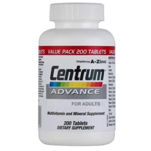 CENTRUM Advance 200 Tablets Multi-Vitamin Mineral Adults Saver Pack - Picture 1 of 3