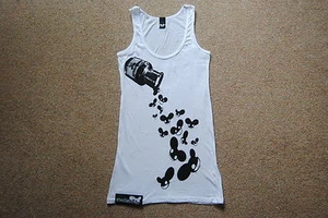 DEADMAU5 POISON VEST TOP T SHIRT NEW OFFICIAL MAU5HEAD 4X4=12 HOUSE PRODUCER - Picture 1 of 6
