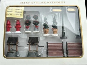 Winter Glen by Dillards Village Accessories Set of 12 NEW - Bild 1 von 2