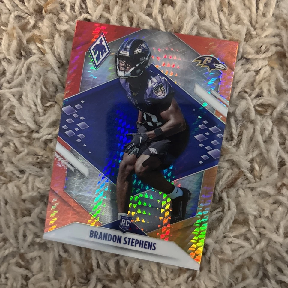 2021 Panini Phoenix Fire Burst Rookie Card RC #184 Brandon Stephens - Image 1 of 1