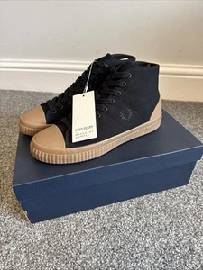 Fred Perry X Margaret Howell Hughes Mid Canvas Shoes Size UK 7 - Picture 1 of 6
