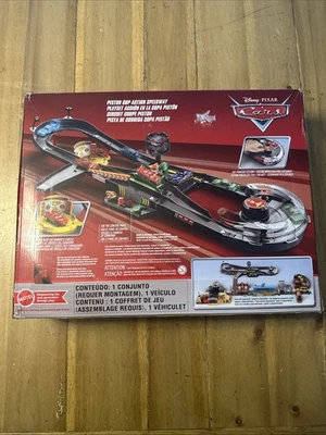 2022 Disney Pixar Cars Piston Cup Action Speedway Playset w/ Lightning McQueen - Image 1 of 2