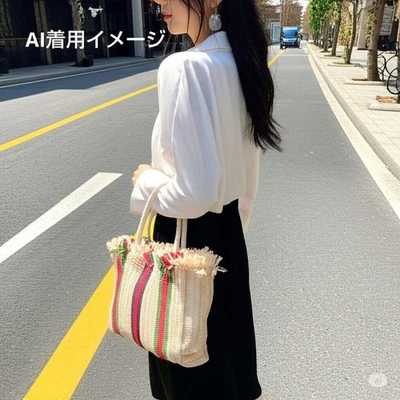 Bolso de Mano Gucci Multicolor Paja Correas Línea Primavera/Verano Edición Limitada Foto 1 de 4