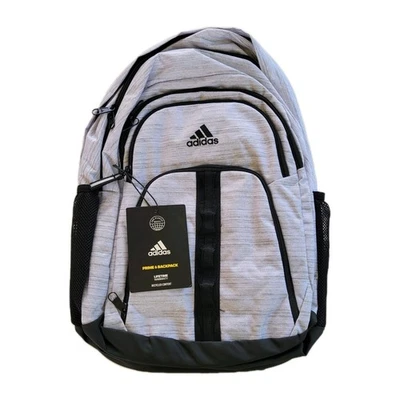 adidas Prime 6 Backpack Laptop Travel White/Black Large - Image 1 of 3
