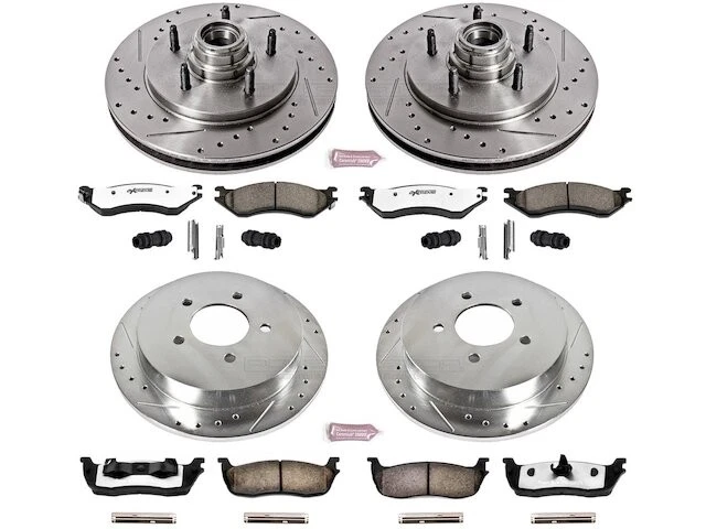 Front and Rear Brake Pad and Rotor Kit For 2000-2002 Lincoln Navigator KB778CF Foto 1 de 1