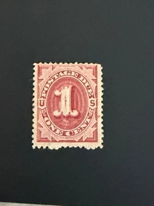 US Stamp Scott# J22 1c Postage Due 1891 Mint OG H Creased $30 - Picture 1 of 2