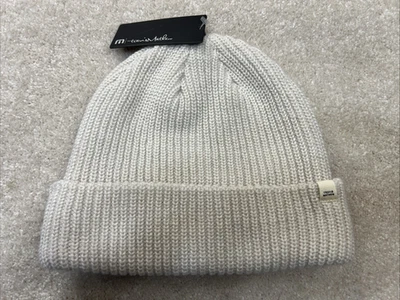 Travis Mathew Men's Coastal Beanie Moonbeam Cream Winter Hat 1MZ32 $35 NEW D0