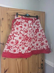 New Look Red Floral Skirt Size 10, New With Tags - Picture 1 of 5