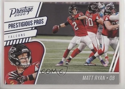 2020 Panini Prestige Prestigious Pros Xtra Points Blue Matt Ryan #PP-MR - Image 1 of 2