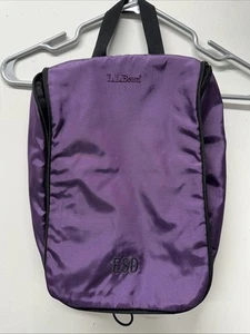 LL Bean Hanging Travel Bag Toiletries Shaving 2 Pcs Nylon 12 Pockets Swivel Hook - Picture 1 of 9